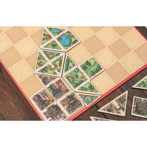Tangram City Tile Laying Strategy Board Game - Picture 5 of 8